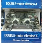 Double Motor Vibration 4 Ασύρματο Gamepad για PS4 Camo Green