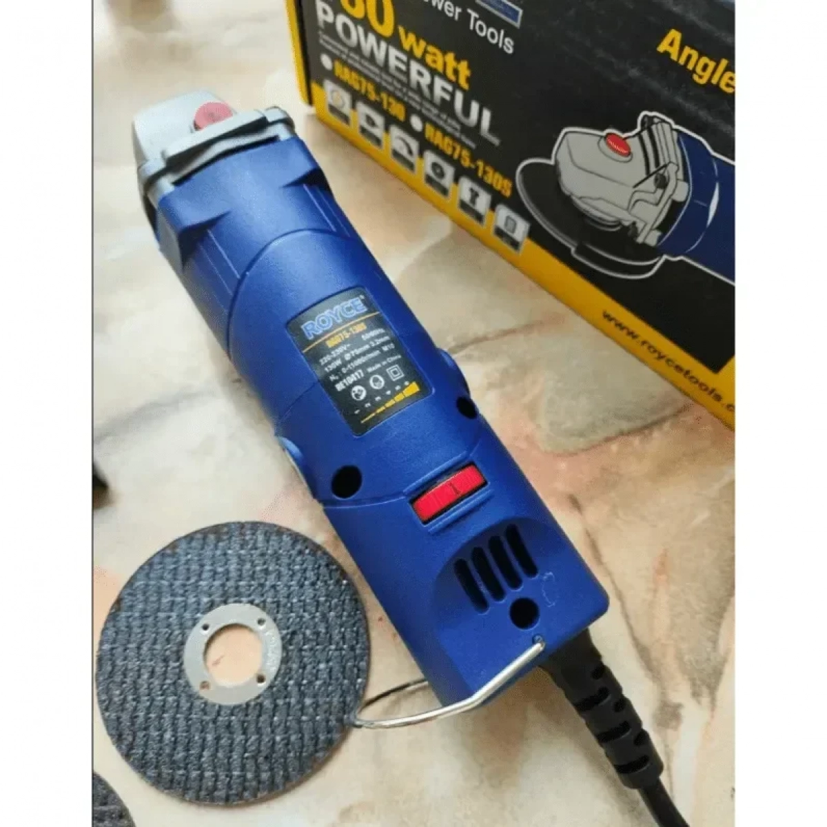 Γωνιακός Τροχός Mini (130w / 75mm) Royce RE14017 με Ρυθμιζόμενη Ταχύτητα