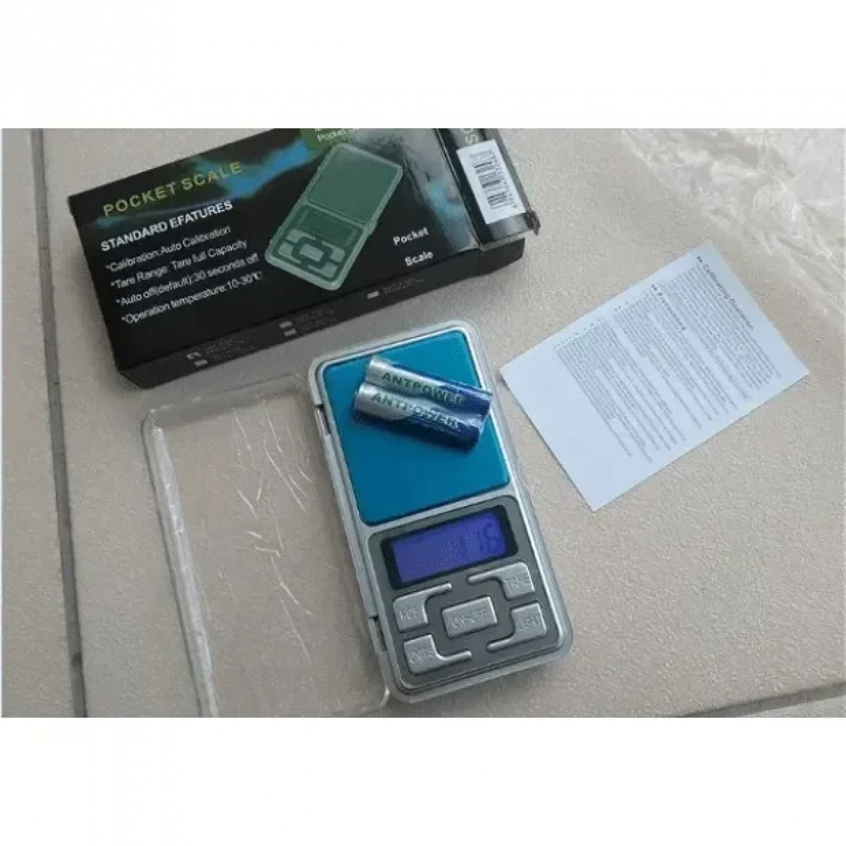 Ζυγαριά ακριβείας DIGITAL POCKET SCALE 500g με ακρίβεια 0,1g