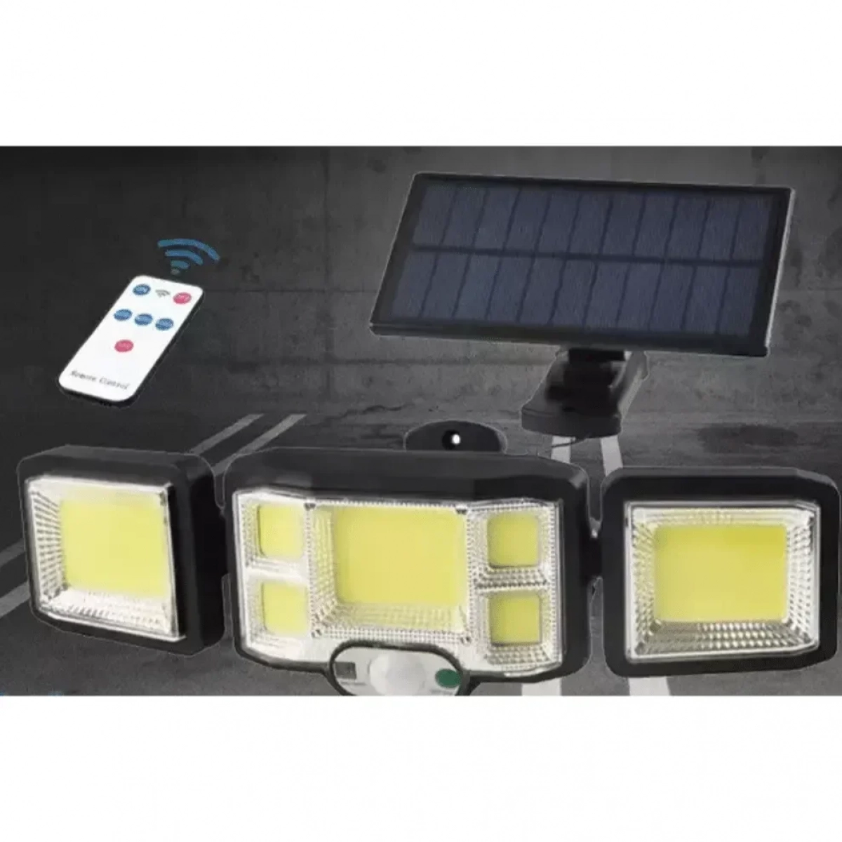 Ηλιακός Προβολέας Με Παγίδα Εντόμων Και Ανιχνευτή Κίνησης 02434