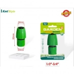 Ρακόρ Ποτίσματος για Λάστιχο 1/2"-3/4" Με STOP 8435340693520