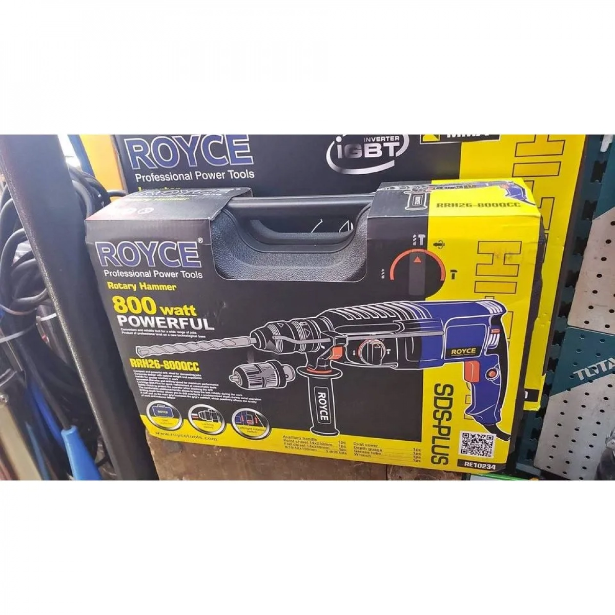 Ηλεκτρικό Tρυπάνι Royce 10234 800w