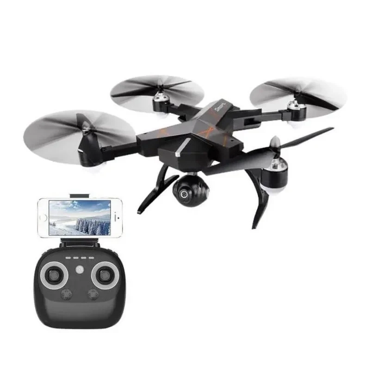 Smart X38C Drone FPV με Κάμερα 720p και Χειριστήριο, Συμβατό με Smartphone