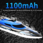Speedboat Τηλεκατευθυνόμενο Σκάφος HJ808 Μπλε