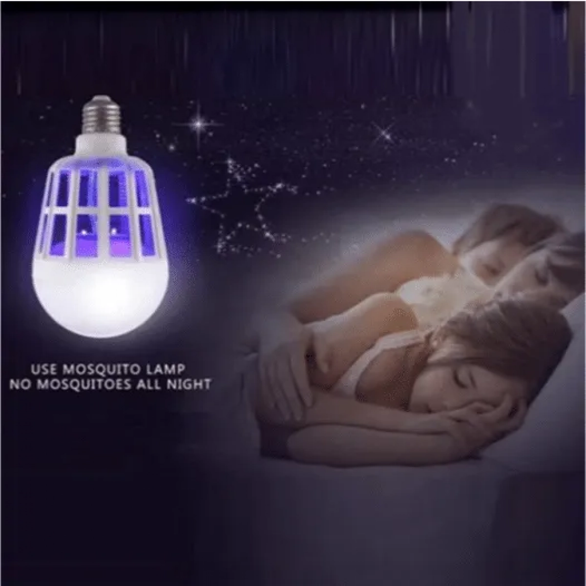 Λάμπα led και Ηλεκτρικό Εντομοκτόνο 2 σε 1
