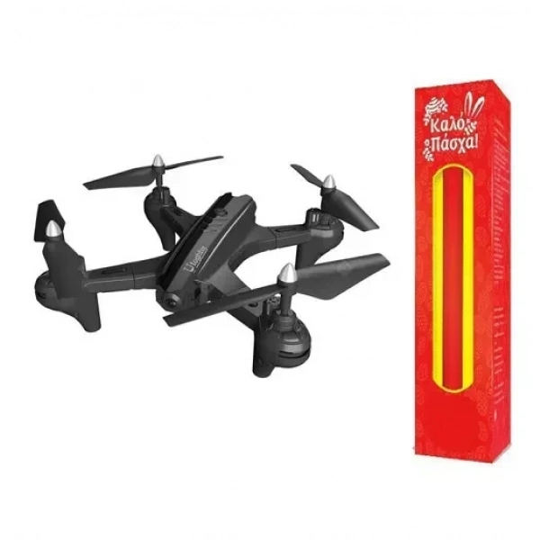 YUCHENG U9 WiFi FPV RC Drone Headless Mode 3D Flip με Light Quadcopter - Μαύρο κάμερα 2MP και ΔΩΡΟ η λαμπάδα