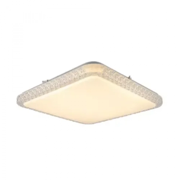 Universo Μοντέρνα Μεταλλική Πλαφονιέρα Οροφής 43x43cm με Ενσωματωμένο LED 3000-6500K σε Λευκό χρώμα C29