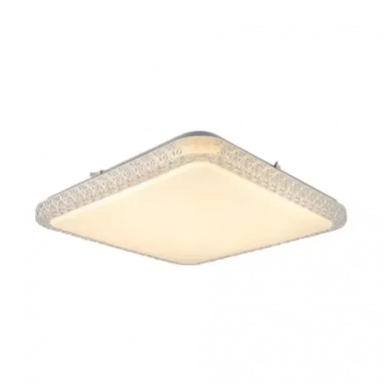 Universo Μοντέρνα Μεταλλική Πλαφονιέρα Οροφής 43x43cm με Ενσωματωμένο LED 3000-6500K σε Λευκό χρώμα C29