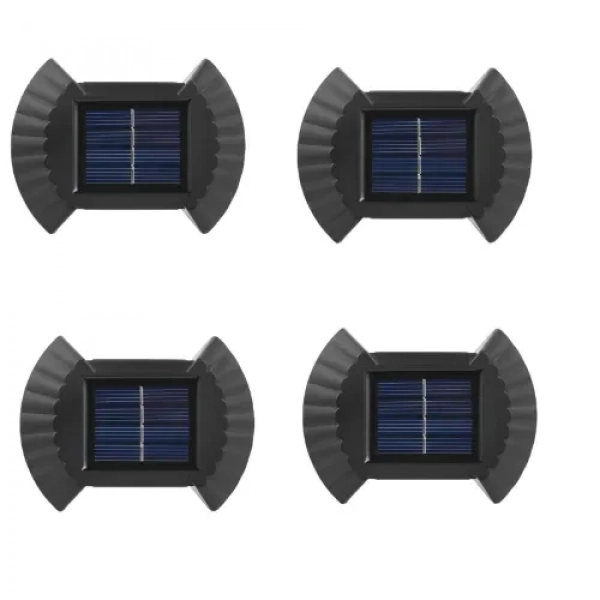 Σετ 4 Επιτοίχια Ηλιακά Φωτιστικά Solar Energy Wall Lamp
