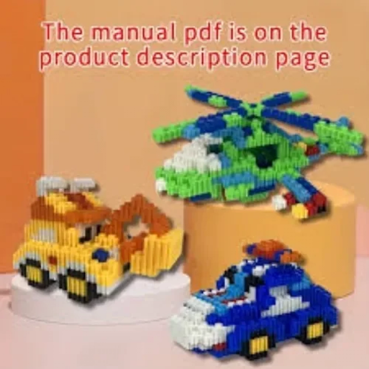 Magic Block Τρισδιάστατο Παιχνίδι Κατασκευής με Τουβλάκια 8+ 598 τμχ Νο 6149 Ελικόπτερο