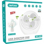 Aerbes Ανεμιστηράκι USB Λευκό AB-J405