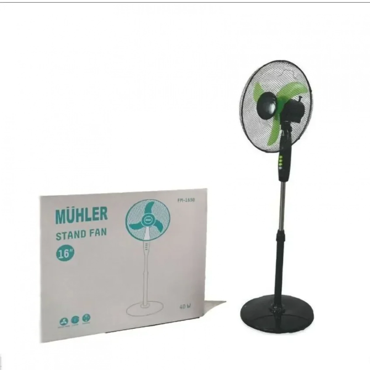 Muhler FM-1650 Ανεμιστήρας Ορθοστάτης 40W Διαμέτρου 40cm - Image 5