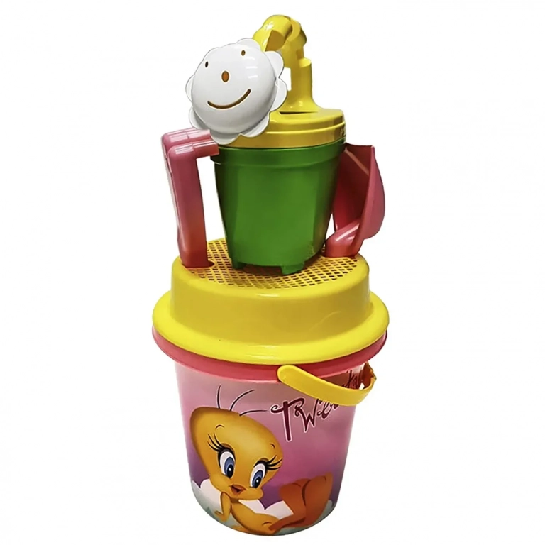 ΚΟΥΒΑΔΑΚΙ ΠΟΤΙΣΤΗΡΙ TWEETY ΣΕΤ=5ΤΕΜ Φ17cm Warner Bros WB-W-1816-TW