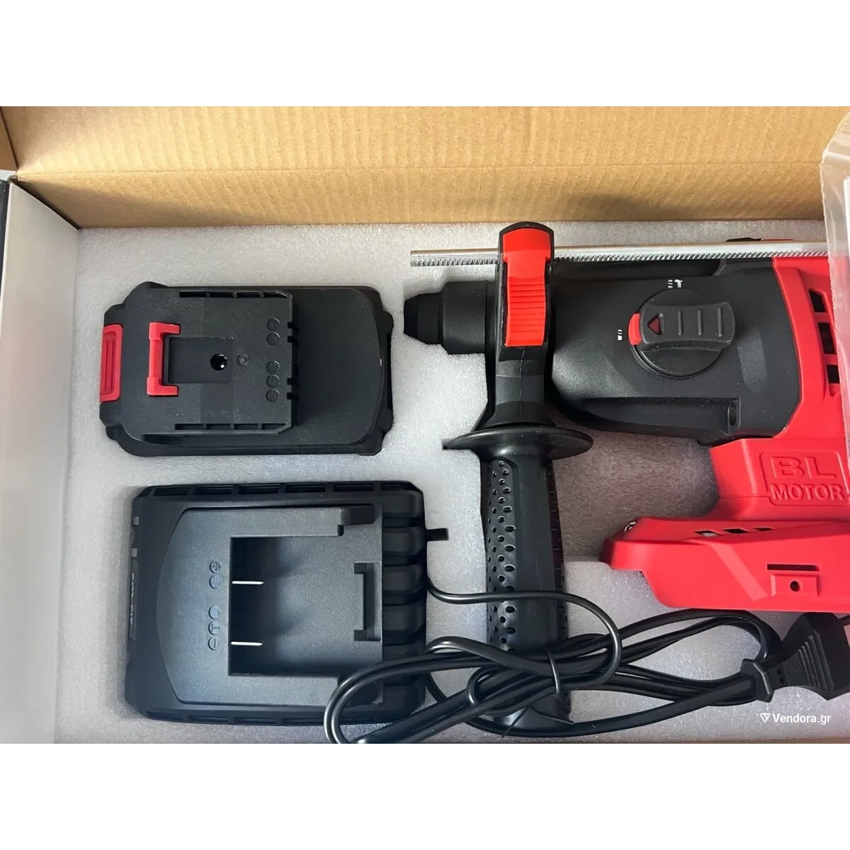 POWFIT Ασύρματο κρουστικό δράπανο brushless rotary hammer - Image 4
