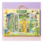 9 σε 1 Σετ Σχολικών Ειδών DREAM SPACE Stationary set, Κίτρινο - Photo1