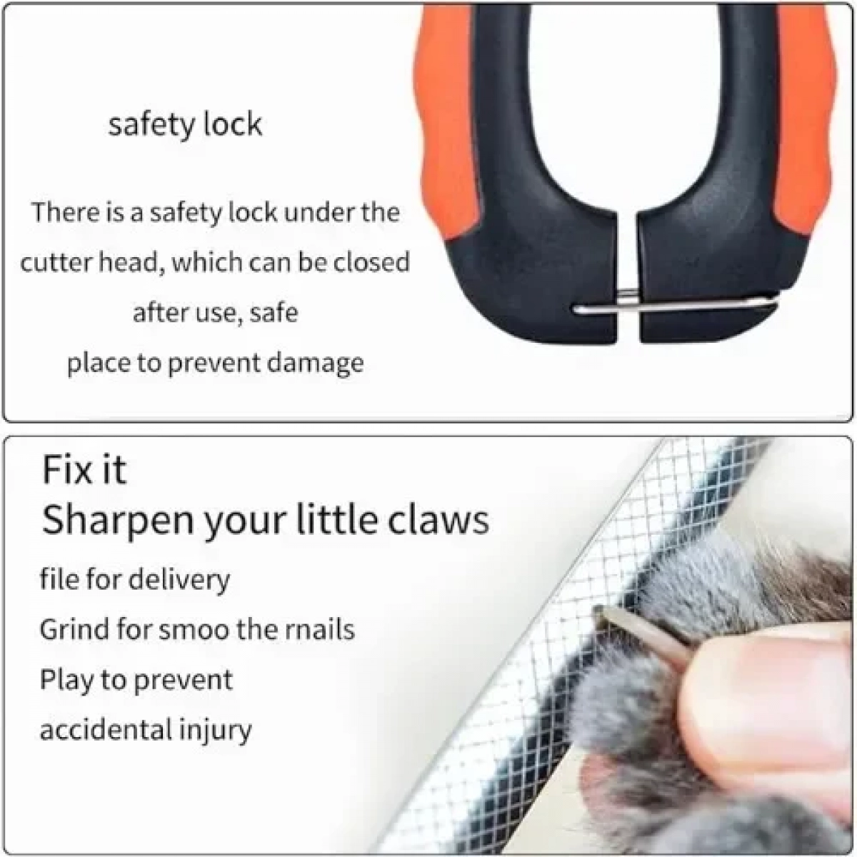 Σετ Νυχοκόπτης & Λίμα περιποίησης για Κατοικίδια - Pet Clipper & File