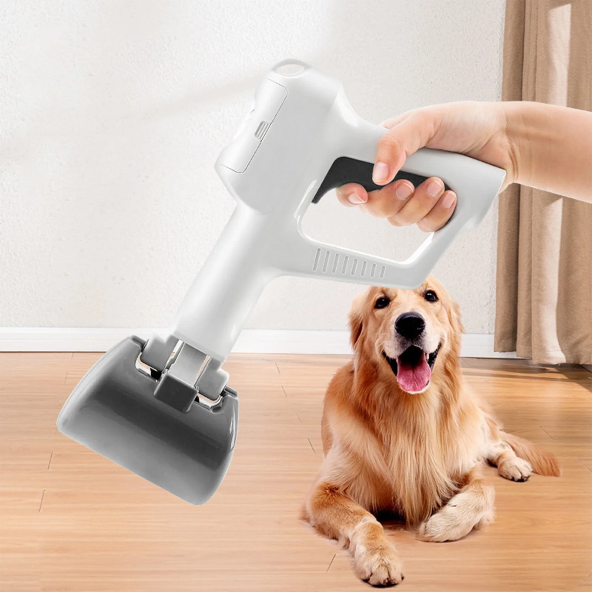 Συσκευή Συλλέκτης Περιττωμάτων Σκύλου Scooper of Pets Poops Λευκό-Μαύρο