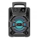 Μίνι Φορητό Ασύρματο Led Ηχείο 4'' Karaoke/BT/FM/TF/USB με Ενσύρματο Μικρόφωνο GTS-1637