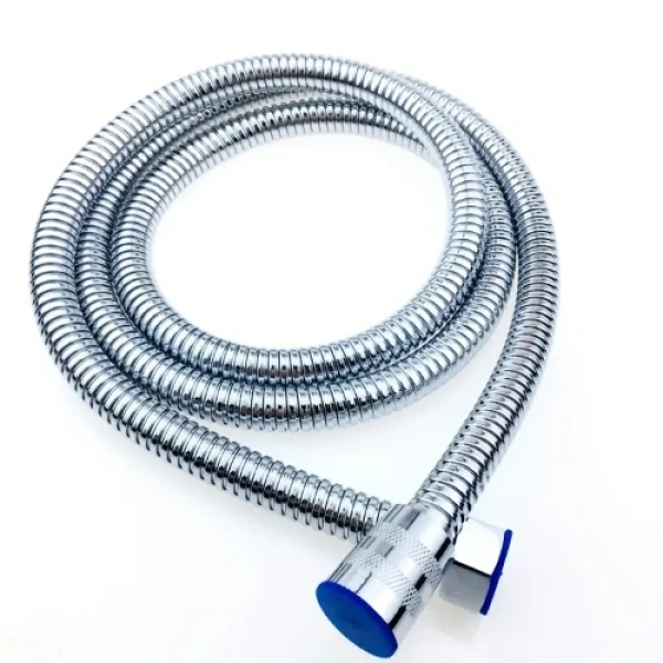 Σπιράλ Ντουζ Anti-twisting Spring Flexible Shower Hose 2m Ασημί