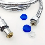 Σπιράλ Ντουζ Anti-twisting Spring Flexible Shower Hose 2m Ασημί