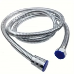 Σπιράλ Ντουζ Anti-twisting Spring Flexible Shower Hose 2m Ασημί