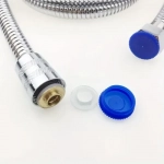 Σπιράλ Ντουζ Anti-twisting Spring Flexible Shower Hose 2m Ασημί