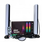 USB Sound Sync Ambient Dimmable Bar Lights- 2 τεμάχια