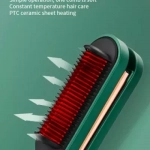 Ισιωτικό & Χτένα Μαλλιών 2 σε 1 - Fast Heat Negative Ions LCD Hair Styler Kemei KM-2237