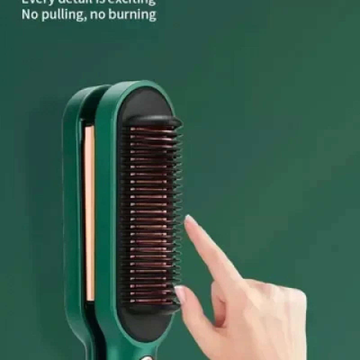 Ισιωτικό & Χτένα Μαλλιών 2 σε 1 - Fast Heat Negative Ions LCD Hair Styler Kemei KM-2237