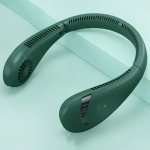 Σπαστός Αθόρυβος Ανεμιστήρας Λαιμού 5000 mAh με 3 ταχύτητες - Πράσινο