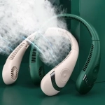 Σπαστός Αθόρυβος Ανεμιστήρας Λαιμού 5000 mAh με 3 ταχύτητες - Πράσινο