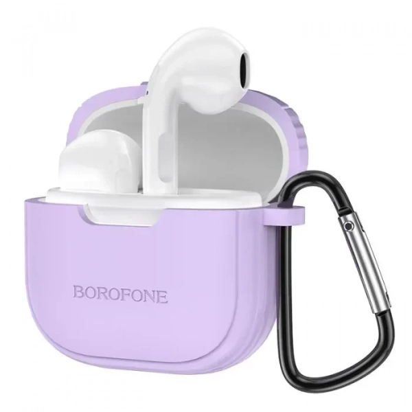 Borofone BW29 In-ear Bluetooth Handsfree Ακουστικά Με Θήκη Φόρτισης - Μωβ