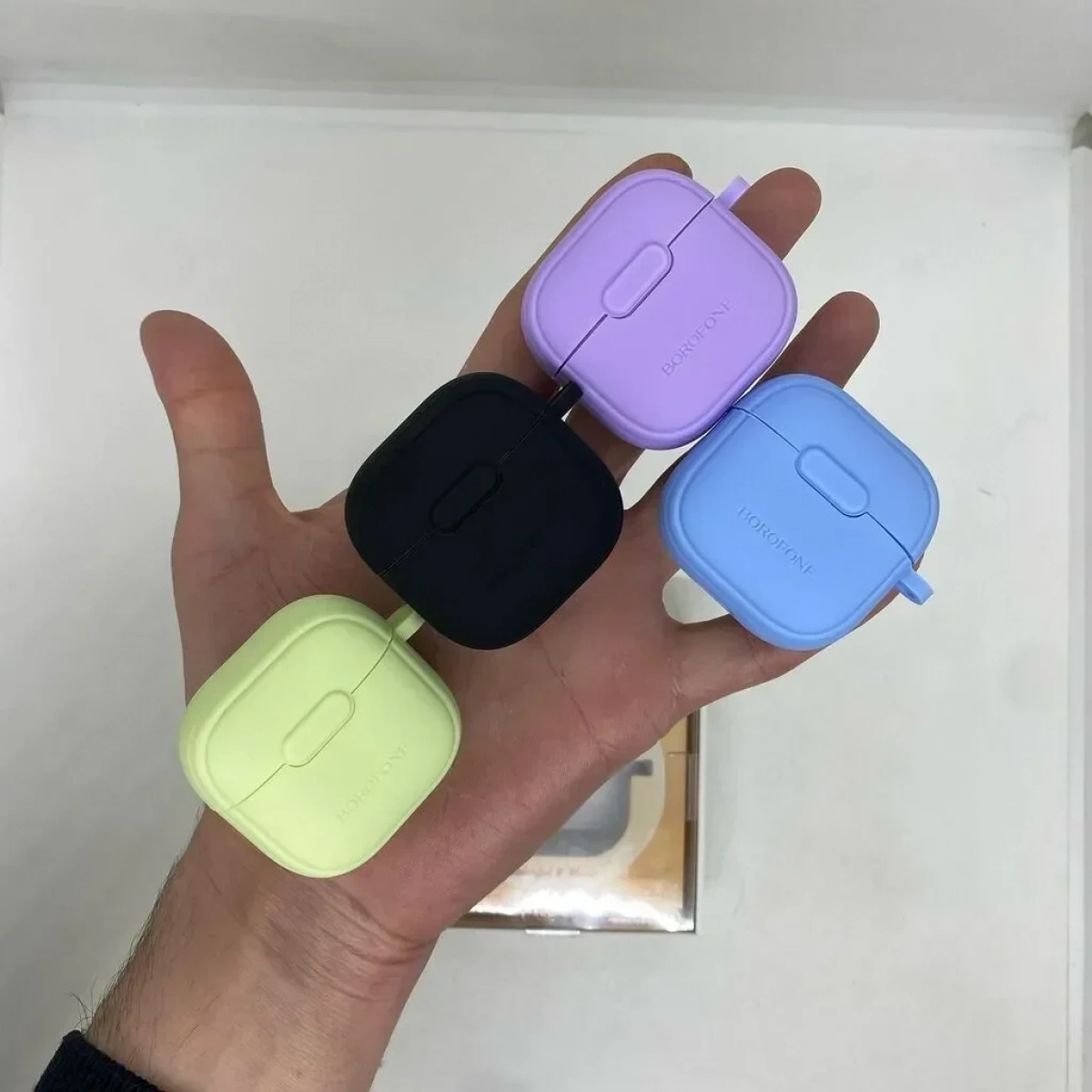Borofone BW29 In-ear Bluetooth Handsfree Ακουστικά Με Θήκη Φόρτισης - Μωβ