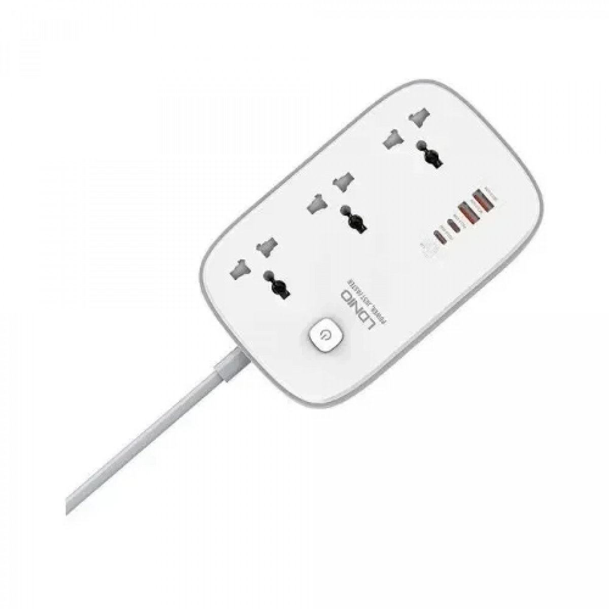 Ldnio SC3416 Πολύπριζο 3 Θέσεων με 4 θέσεις USB και Καλώδιο 2m - Λευκό