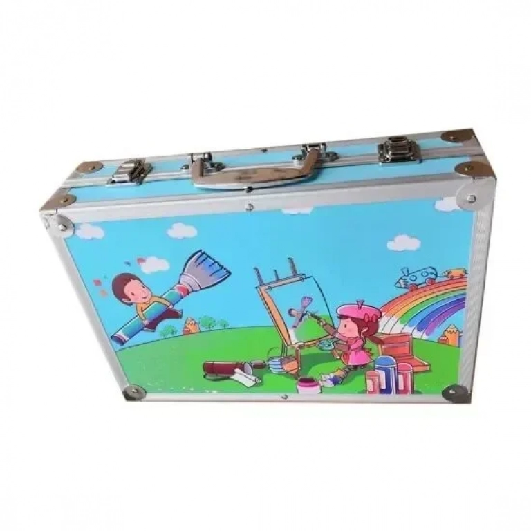 Σετ Ζωγραφικής σε Βαλιτσάκι 145τμχ KidsArt Μπλε