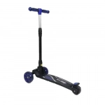 Παιδικό Scooter Αναδιπλούμενο με LED και Μουσική και Ρυθμιζόμενο Τιμόνι σε μπλε χρώμα