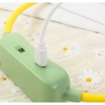 Πτυσσόμενο Ανεμιστηράκι Λαιμού USB 26x16.5 cm DD5583D - Κίτρινο