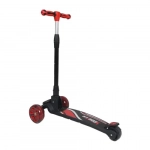 Παιδικό Scooter Αναδιπλούμενο με LED και Μουσική και Ρυθμιζόμενο Τιμόνι σε Κόκκινο χρώμα