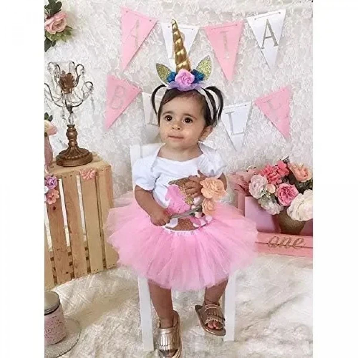 Παιδική Φούστα Tutu από Τούλι 3 στρώσεων - Ροζ