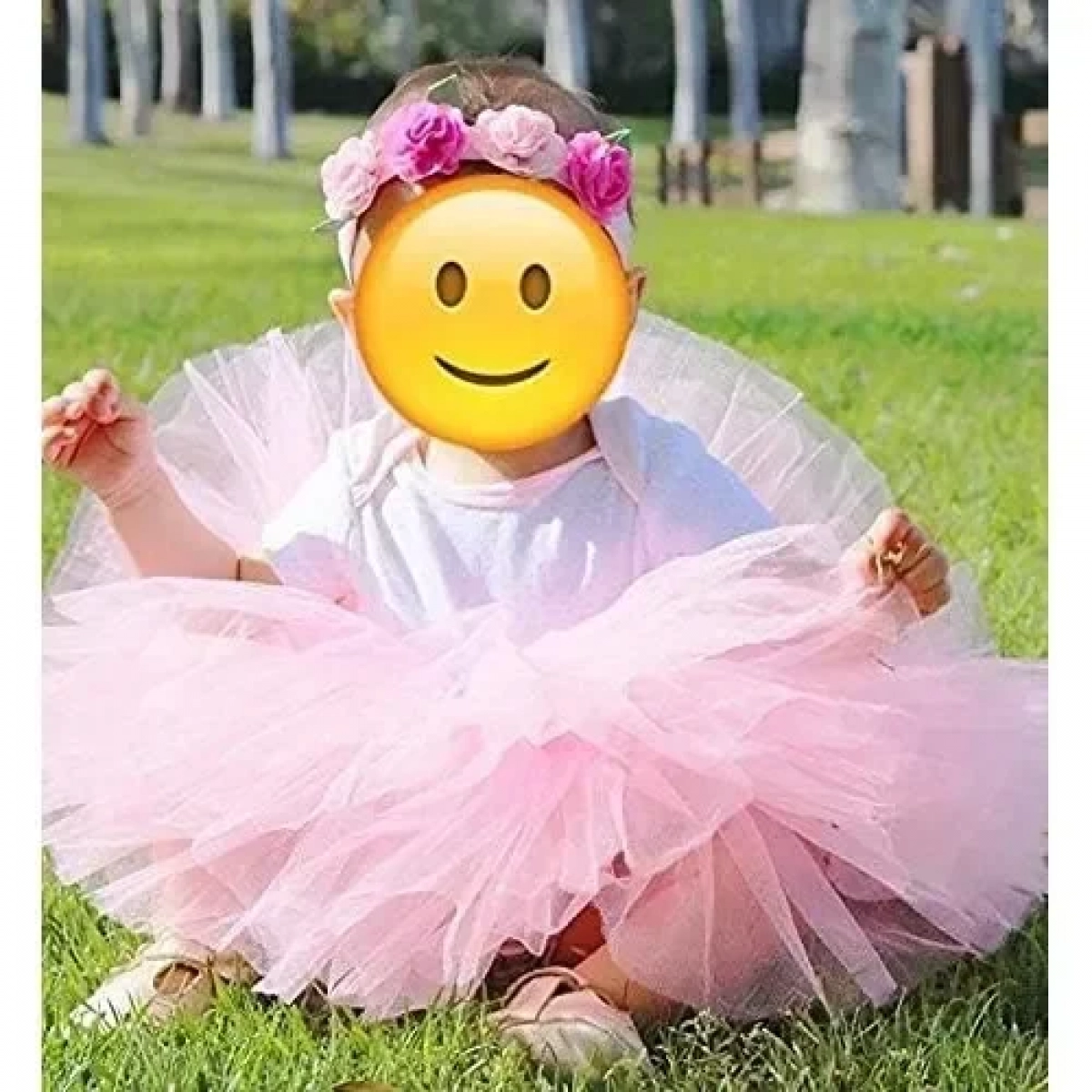 Παιδική Φούστα Tutu από Τούλι 3 στρώσεων - Ροζ