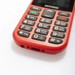 Κινητό Τηλέφωνο GSM Dual SIM με μεγάλο πληκτρολόγιο για ηλικιωμένους SOS Senior MXMID B210 Κόκκινο