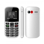 Κινητό Τηλέφωνο GSM Dual SIM με μεγάλο πληκτρολόγιο για ηλικιωμένους SOS Senior MXMID B210 Λευκό