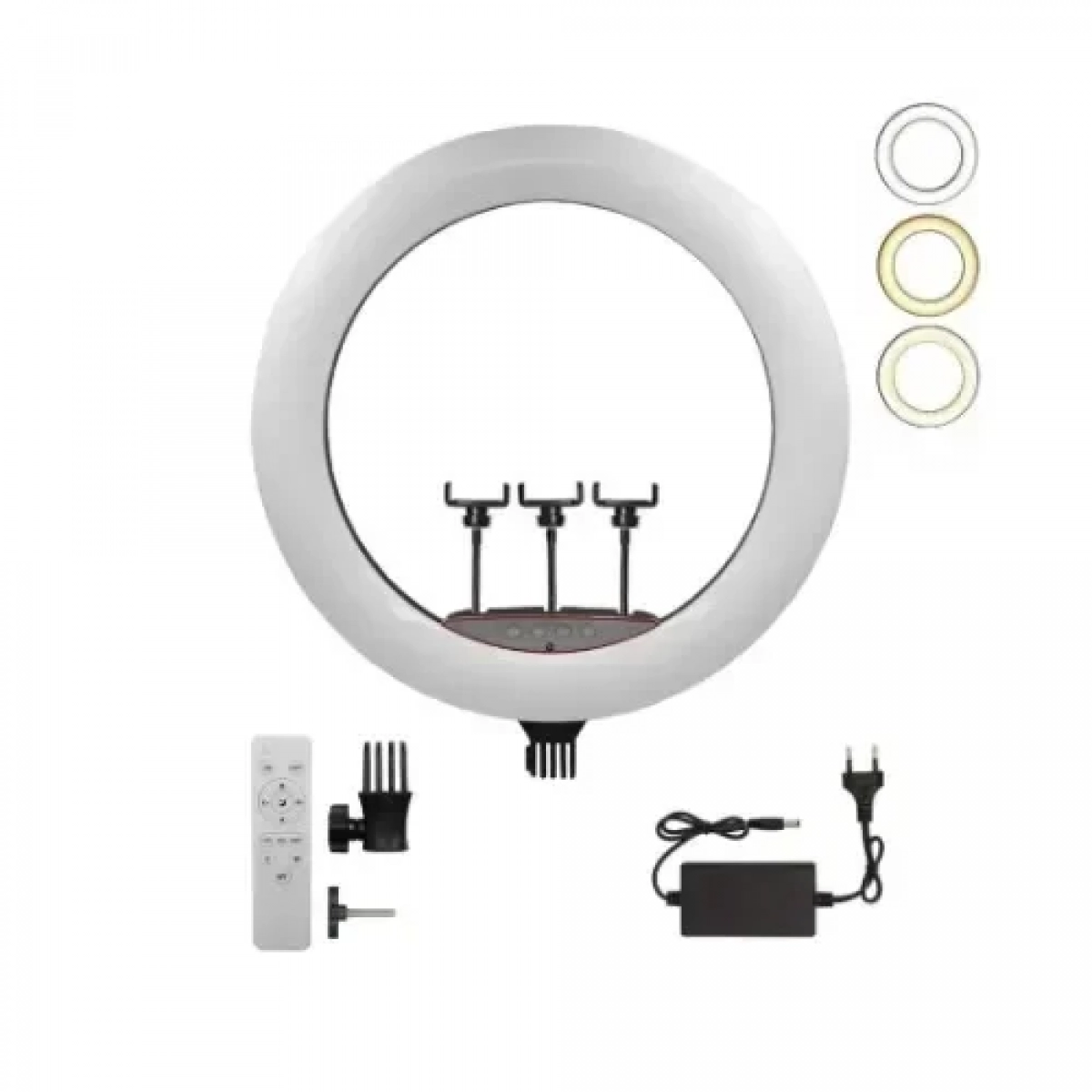 Ring light led με Τρίποδο δαπέδου, βάση για κινητό & τηλεχειριστήριο 56cm LJJ-22