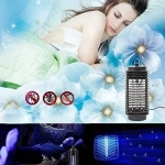Ηλεκτρική Εντομοπαγίδα Led UV 3W σε μαύρο χρώμα CMD-3-D