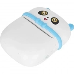 Μίνι Ασύρματος Θερμικός Εκτυπωτής 200DPI – 1000 mAh με χαρτί 57X30mm σε σχέδιο panda - Μπλε