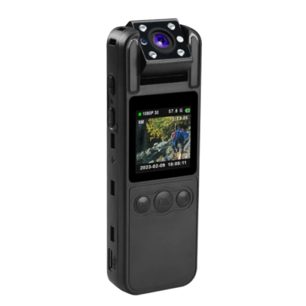 Μίνι Κάμερα HD 1080P 1,3'' με Περιστρεφόμενο Φακό 180° - Βιντεοκάμερα - Εγγραφή ήχου - Κλιπ