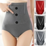 Γυναικείο Εσώρουχο Ψηλόμεσο Ελαστικό Body Shaping - Μαύρο Medium