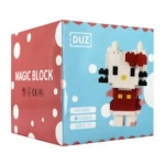 Magic Block Τρισδιάστατο Παιχνίδι Κατασκευής με Τουβλάκια 7+ 453 τμχ Νο 6007 Hello Kitty