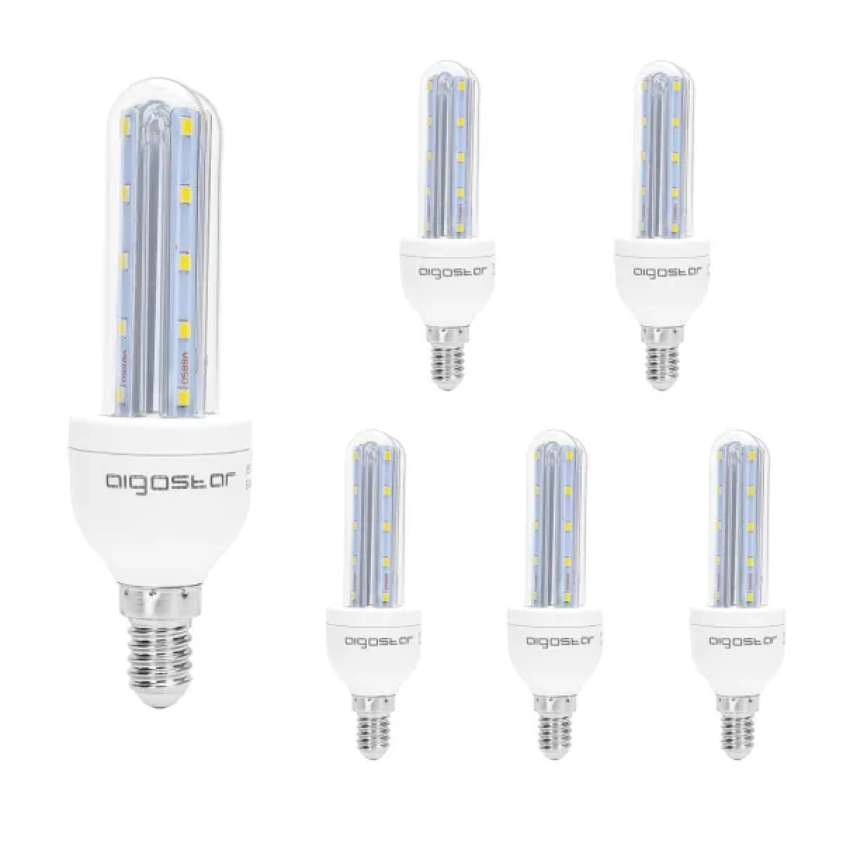 Λάμπα LED 2U E14 8W 6400K Aigostar