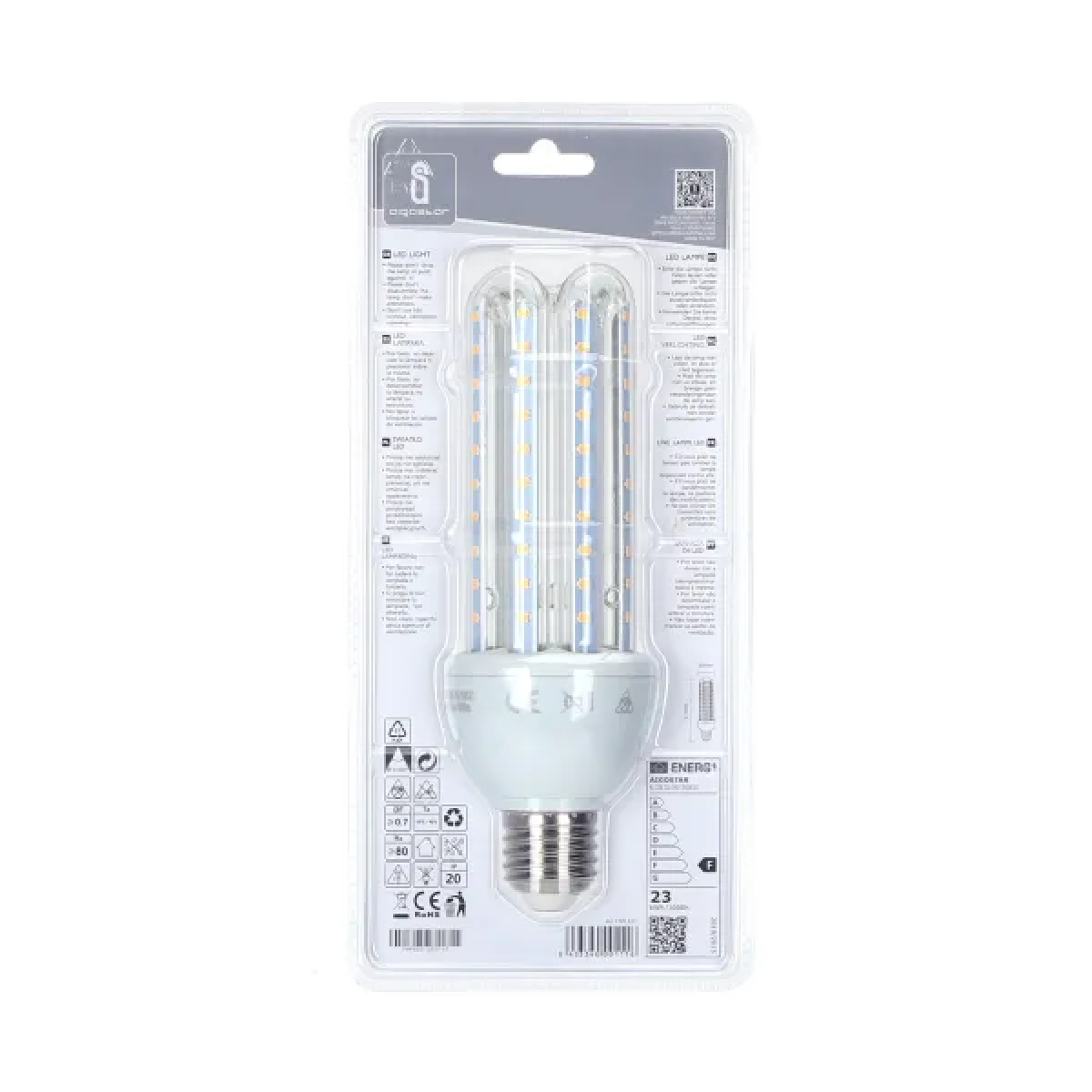 Λάμπα LED 4U E27 23W 3000K Aigostar